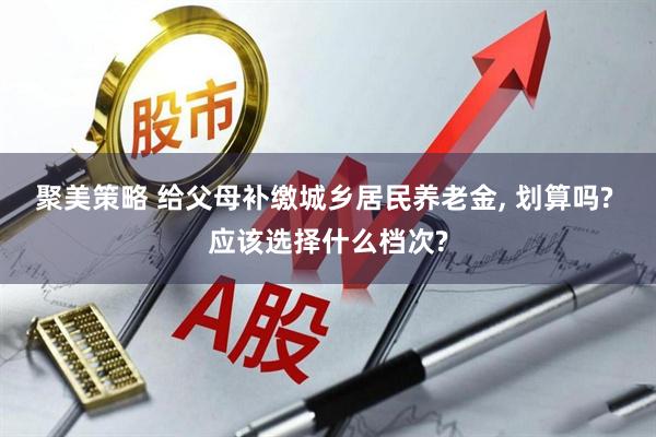 聚美策略 给父母补缴城乡居民养老金, 划算吗? 应该选择什么档次?